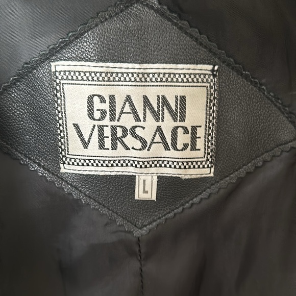 GIANNI VERSACE (faux) leather jacket - Picture 3 of 5